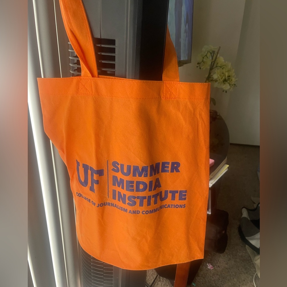 Orange & Blue UF Summer Media Institute Tote Bag